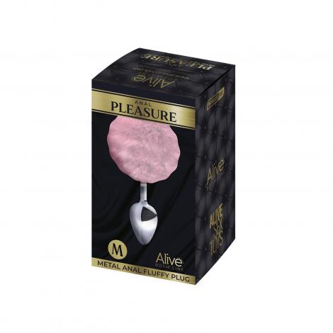 Alive Metal Anal Fluffy Plug M