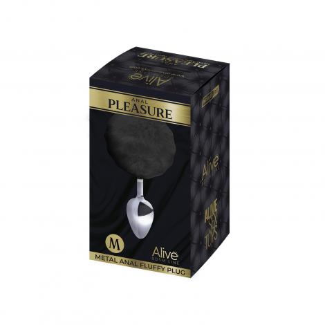 Alive Metal Anal Fluffy Plug M