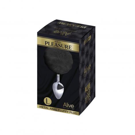 Alive Metal Anal Fluffy Plug L