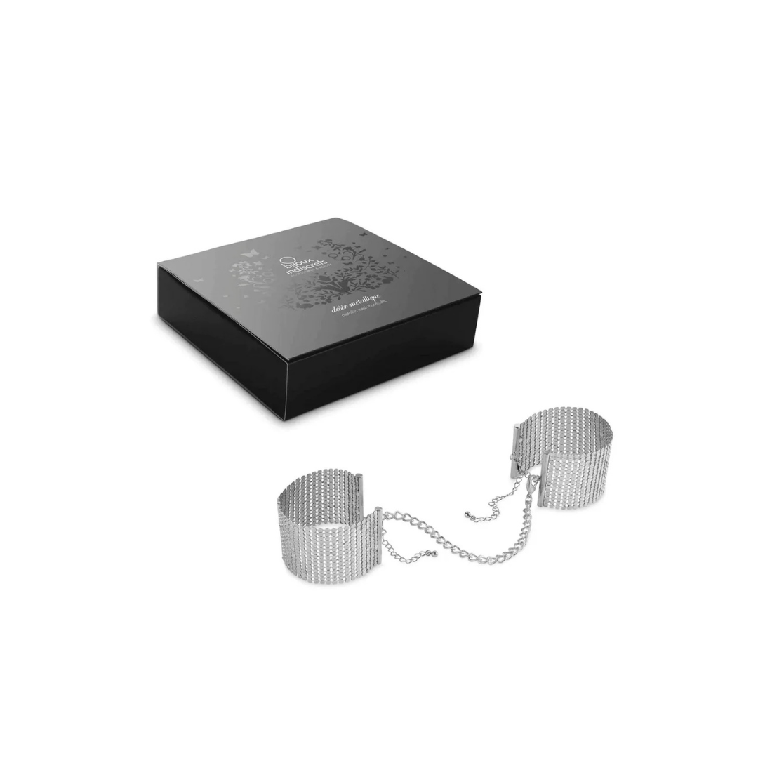 Bijoux Indiscrets Desir Métallique - Metallic Mesh Handcuffs