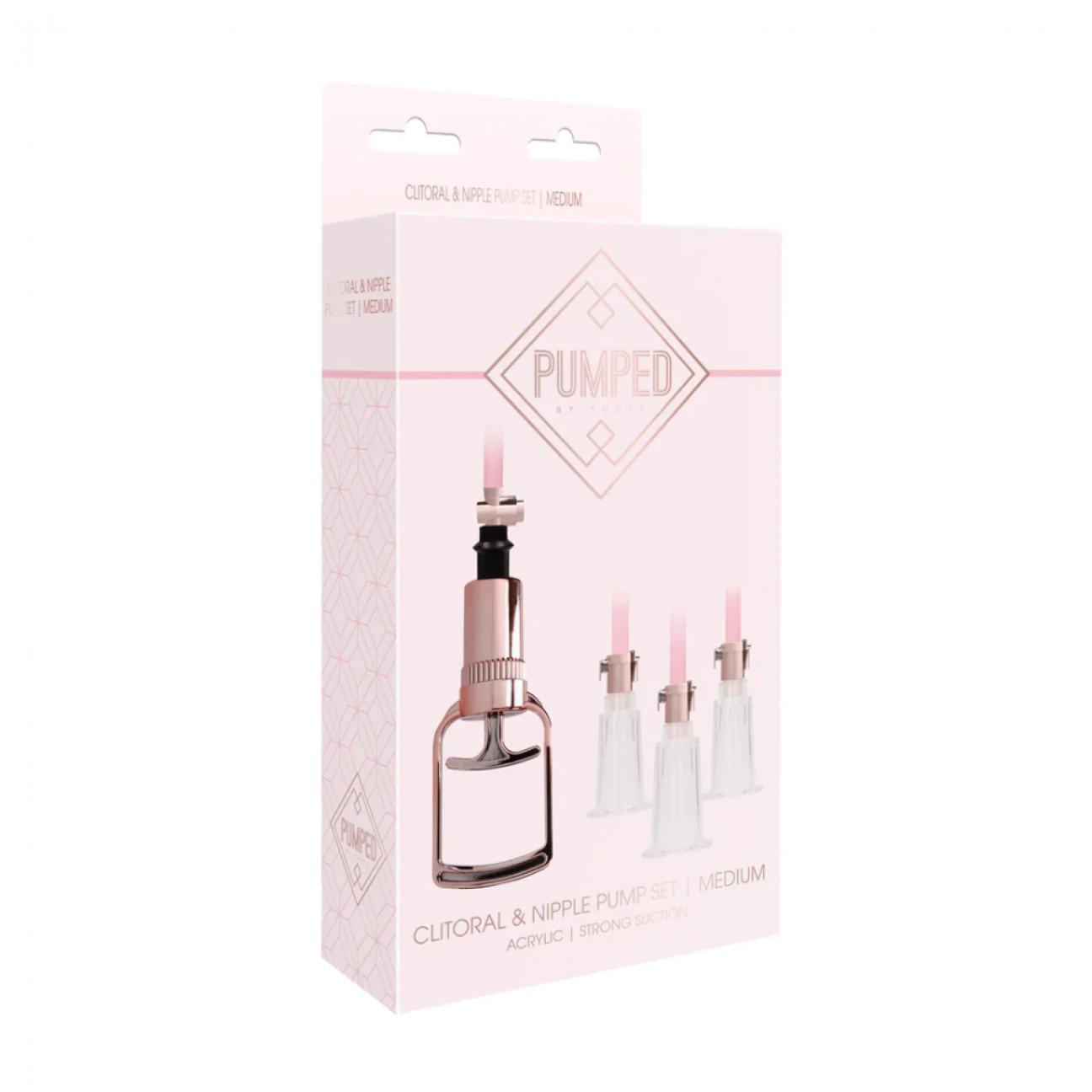 Clitoral & Nipple Pump Set Medium - Medium