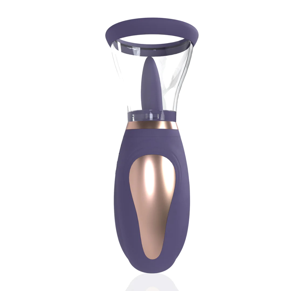 Pumped by Shots Enhance - Rechargeable Vulva and Breast Pump - Purple