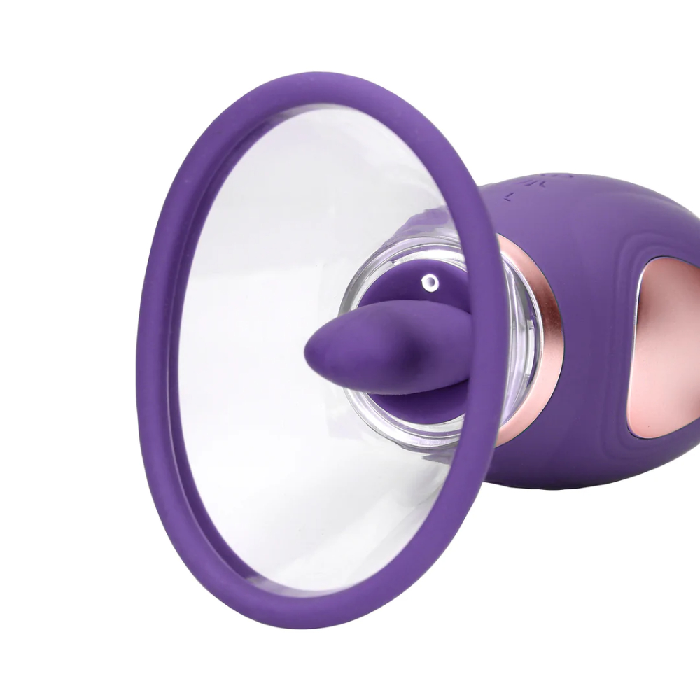 Pumped by Shots Enhance - Rechargeable Vulva and Breast Pump - Purple