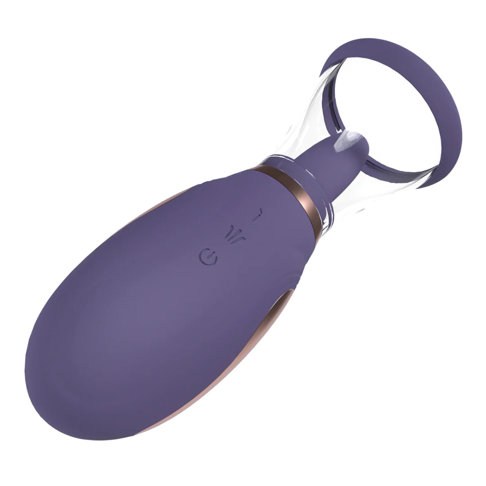 Pumped by Shots Enhance - Rechargeable Vulva and Breast Pump - Purple