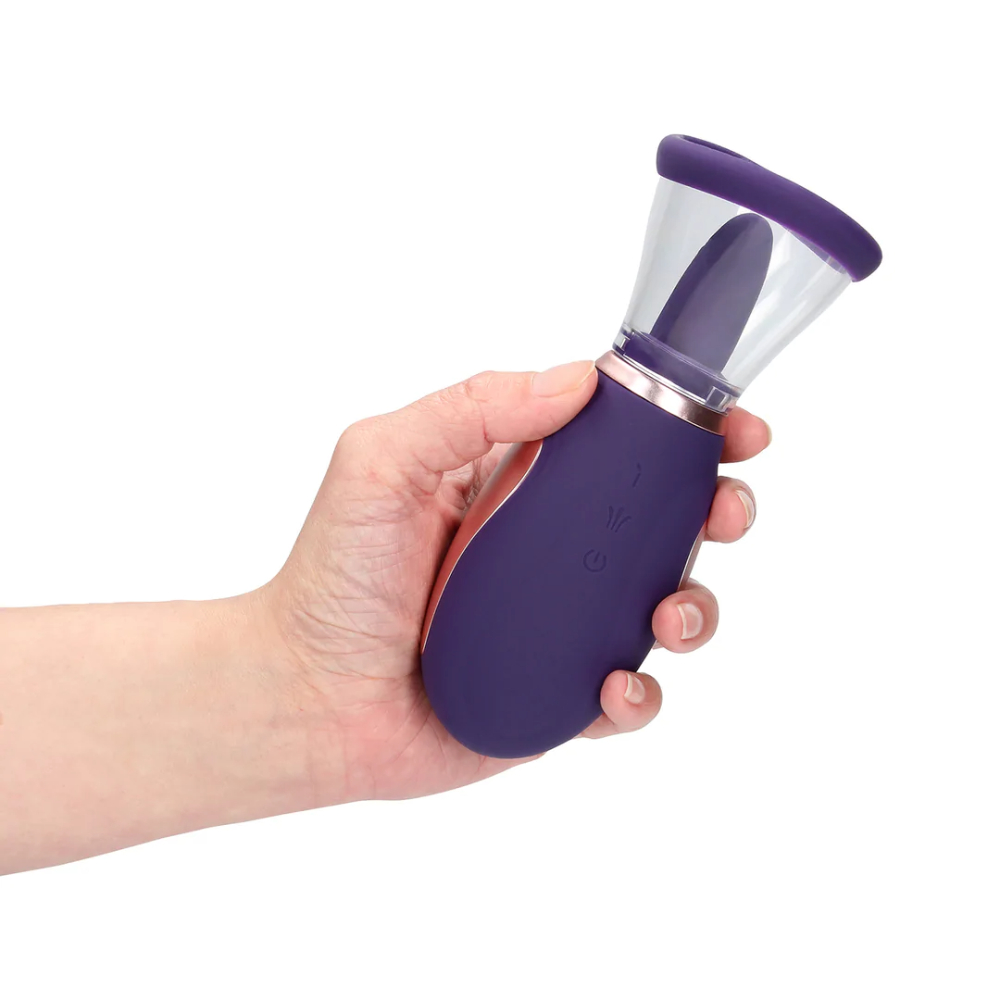 Pumped by Shots Enhance - Rechargeable Vulva and Breast Pump - Purple