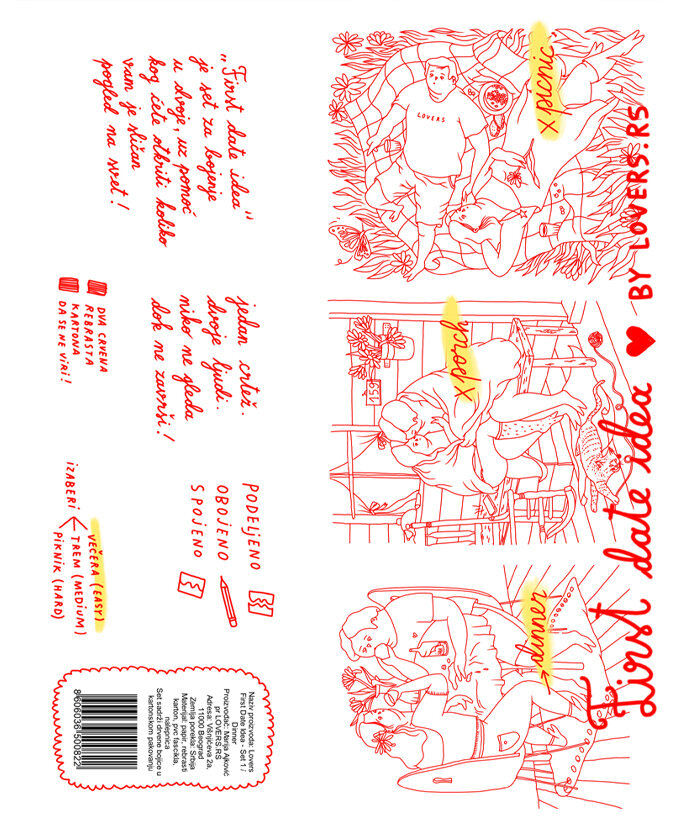 LOVERS FIRST DATE IDEA - SET 3 / PICNIC